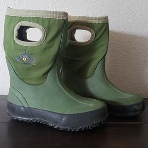 Bogs green glosh boots